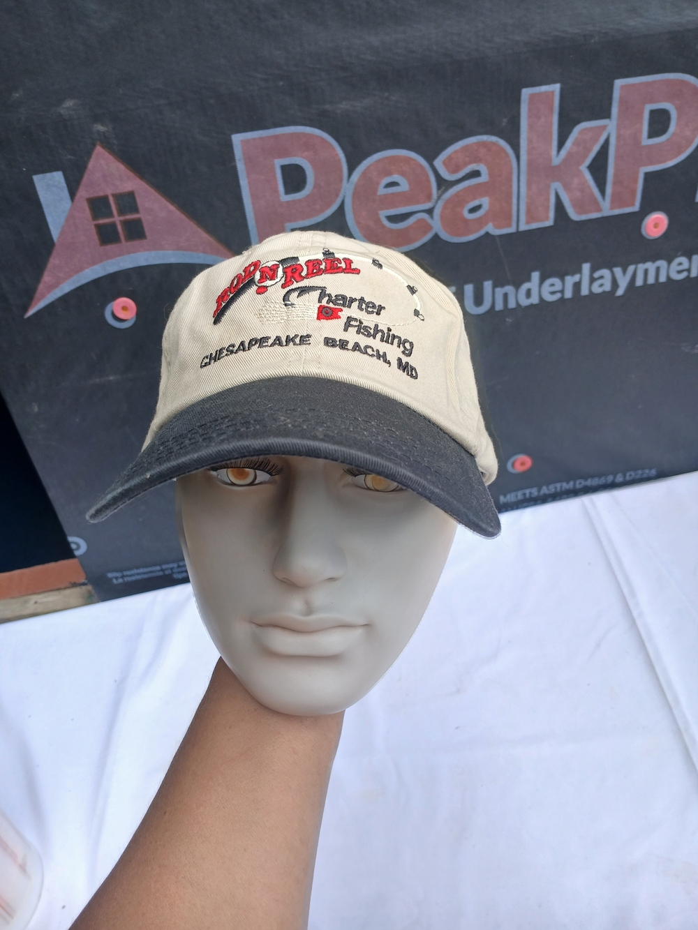 Chesapeake Beach Charter Fishing Embroidered Baseball Cap
